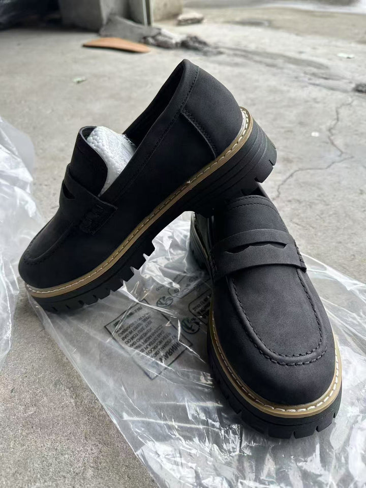 Women Robust Penny Loafer with profiled rubber sole Mune Fashion