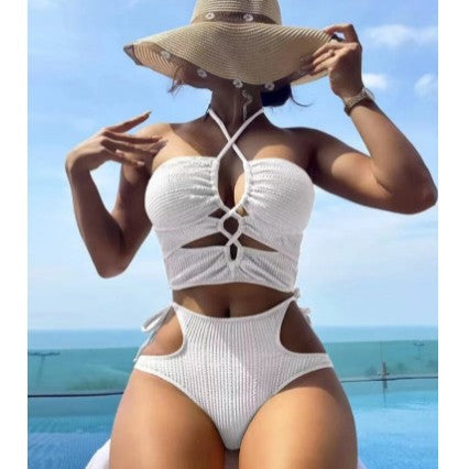 Women's bikini set with sophisticated cut-out and high waist design Mune Fashion