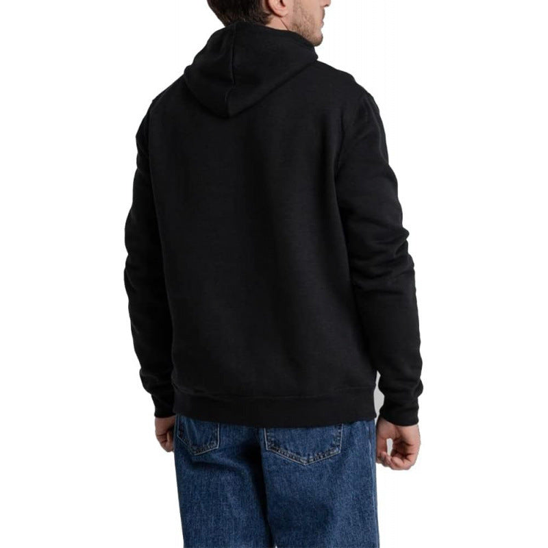 Men's casual hoodie with kangaroo pocket, drawstring, and ribbed cuffs Mune Fashion