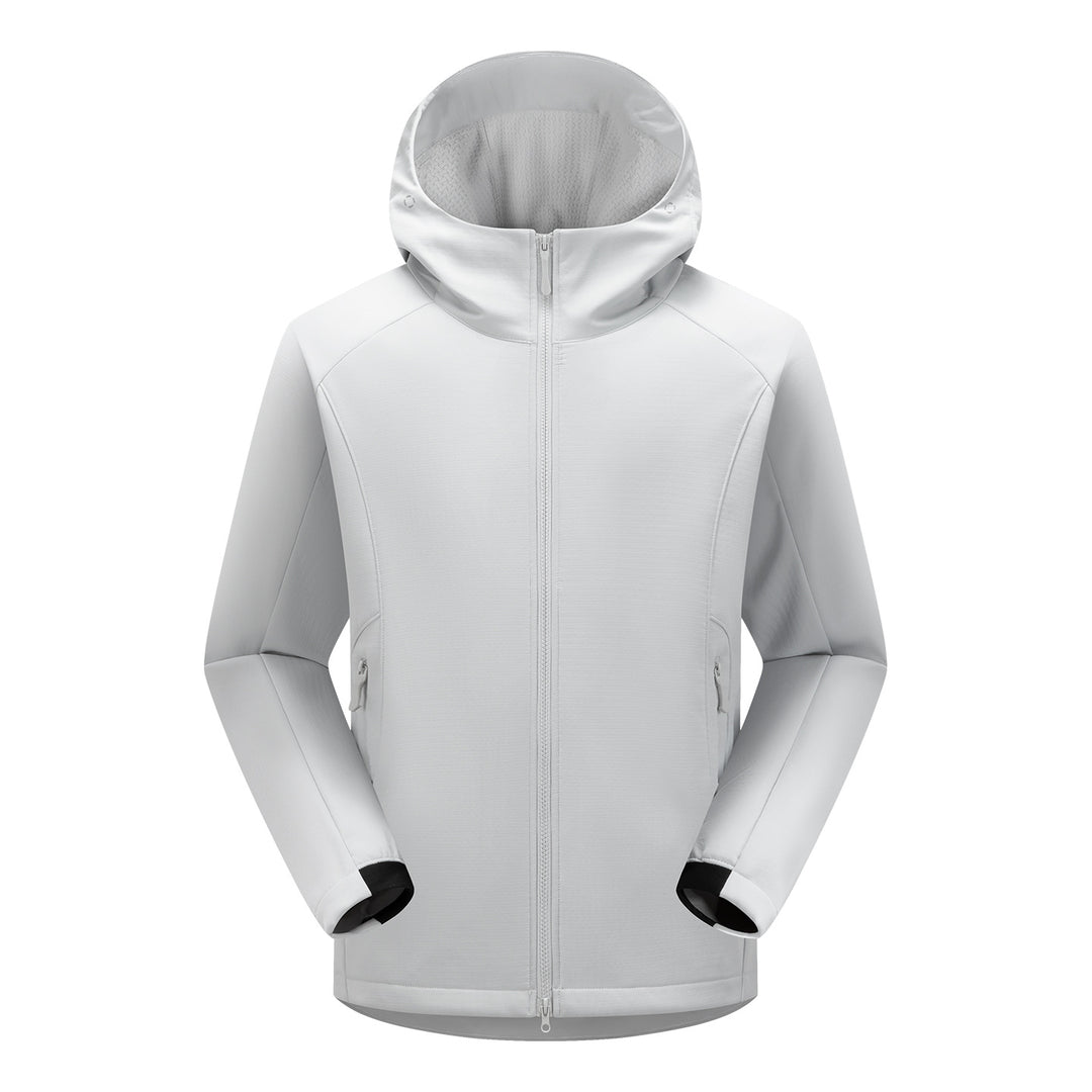Men's softshell outdoor jacket with hood, windproof membrane and ergonomic cut Mune Fashion