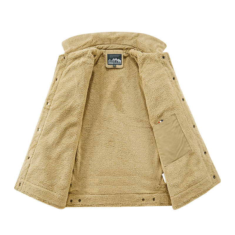 Men's casual transitional jacket with teddy lining Mune Fashion