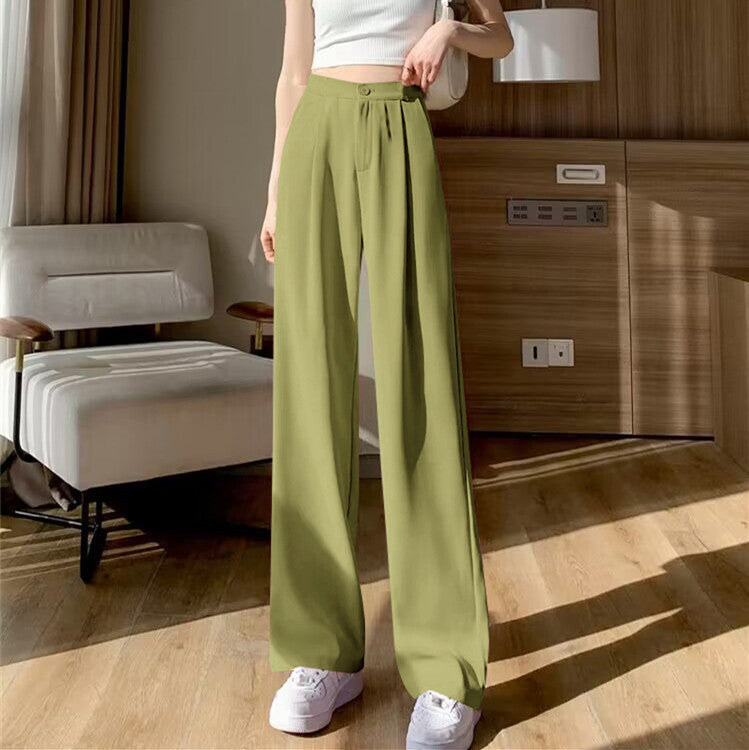 Women's Loose-Fitting Fabric Pants Mune Fashion