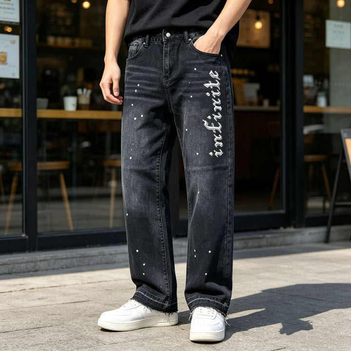 Men's Fashion Jeans with Logo Mune Fashion