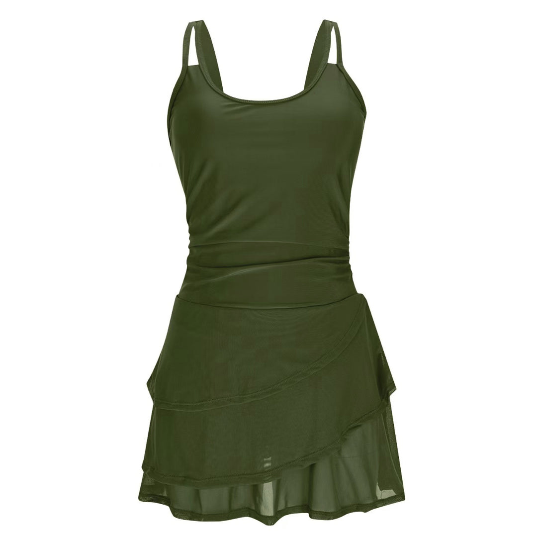 Women's sporty swimming pool dress with integrated shorts Mune Fashion