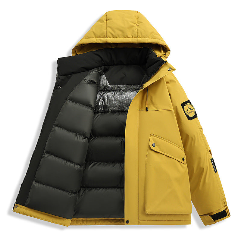 Men's Weatherproof Functional Parka with Thermal Lining, Hood & Utility Pockets Mune Fashion