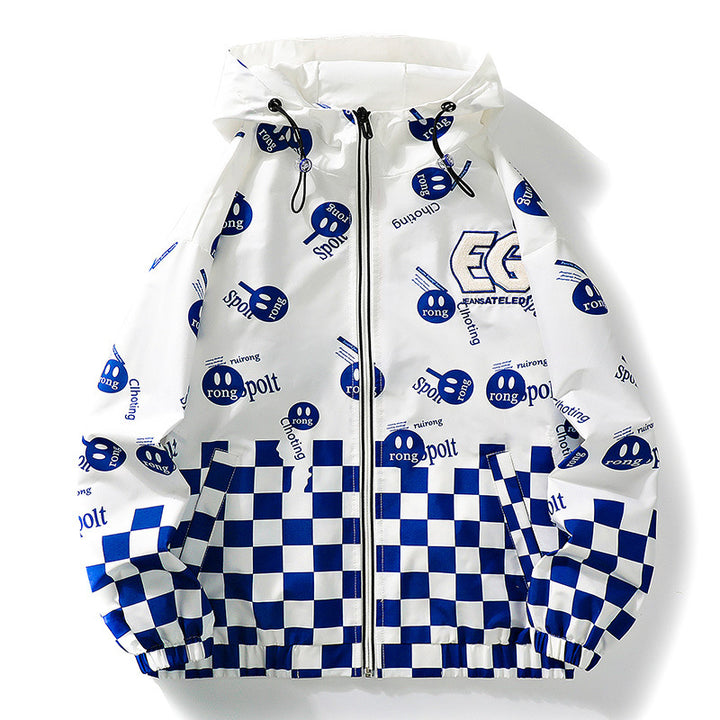 Unisex Stylish Hooded Jacket with Modern Graphics Mune Fashion