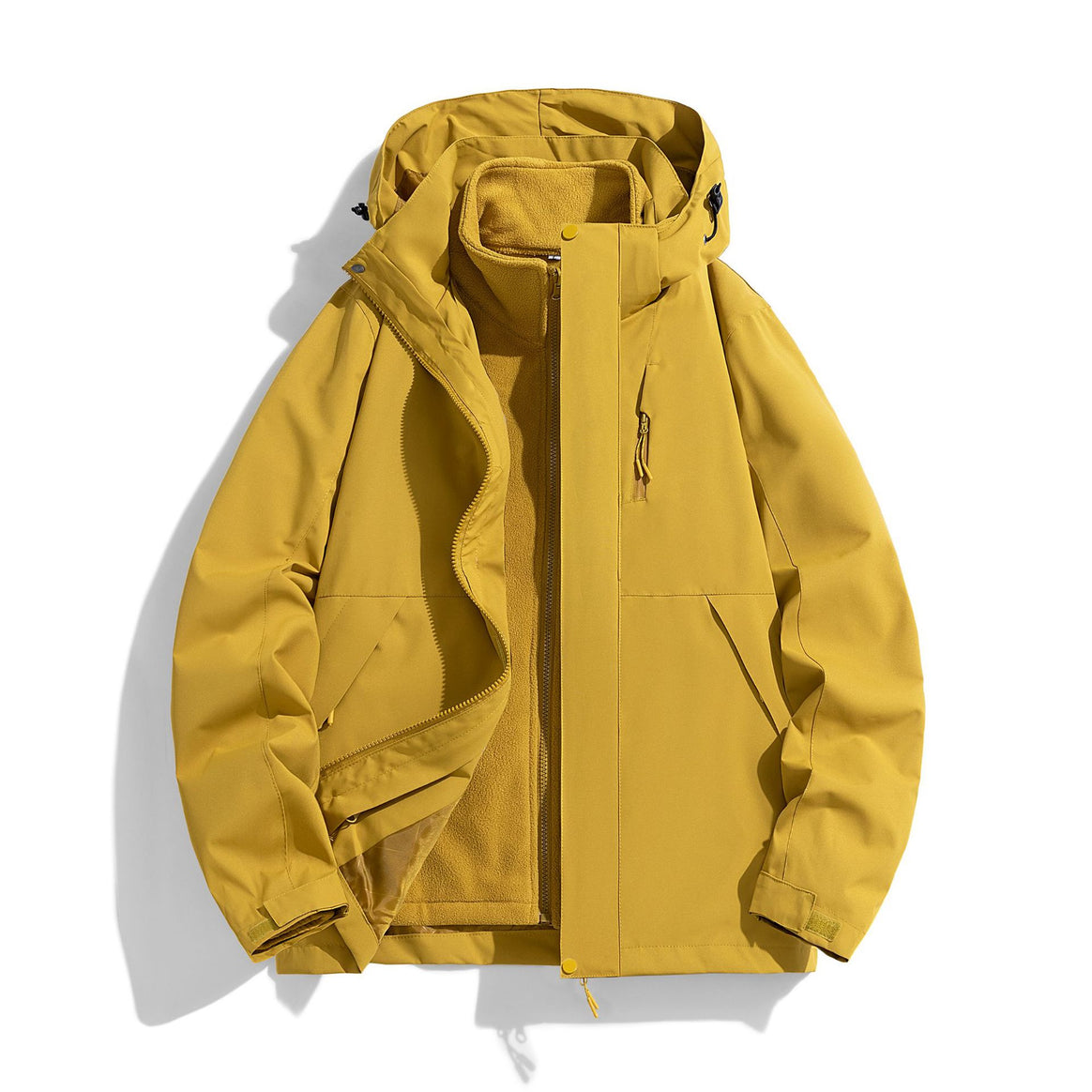 Men's Urban Functional Parka with Fleece Lining and Hood Mune Fashion