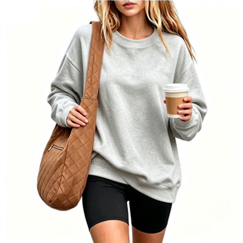 Women Comfortable Oversized Sweatshirt Mune Fashion