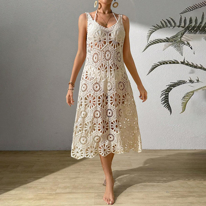Women's airy crochet maxi dress Mune Fashion