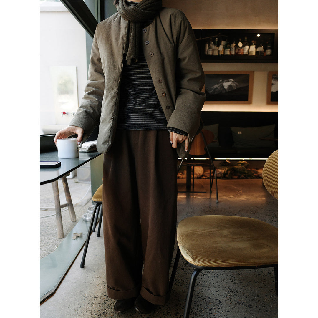 Women's Fashionable Transitional Jacket with High Collar Mune Fashion 1789269004