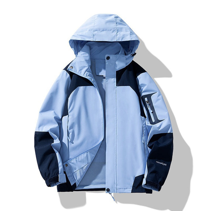 Men's Breathable Softshell Performance Jacket with Hood and Arm Pocket Mune Fashion