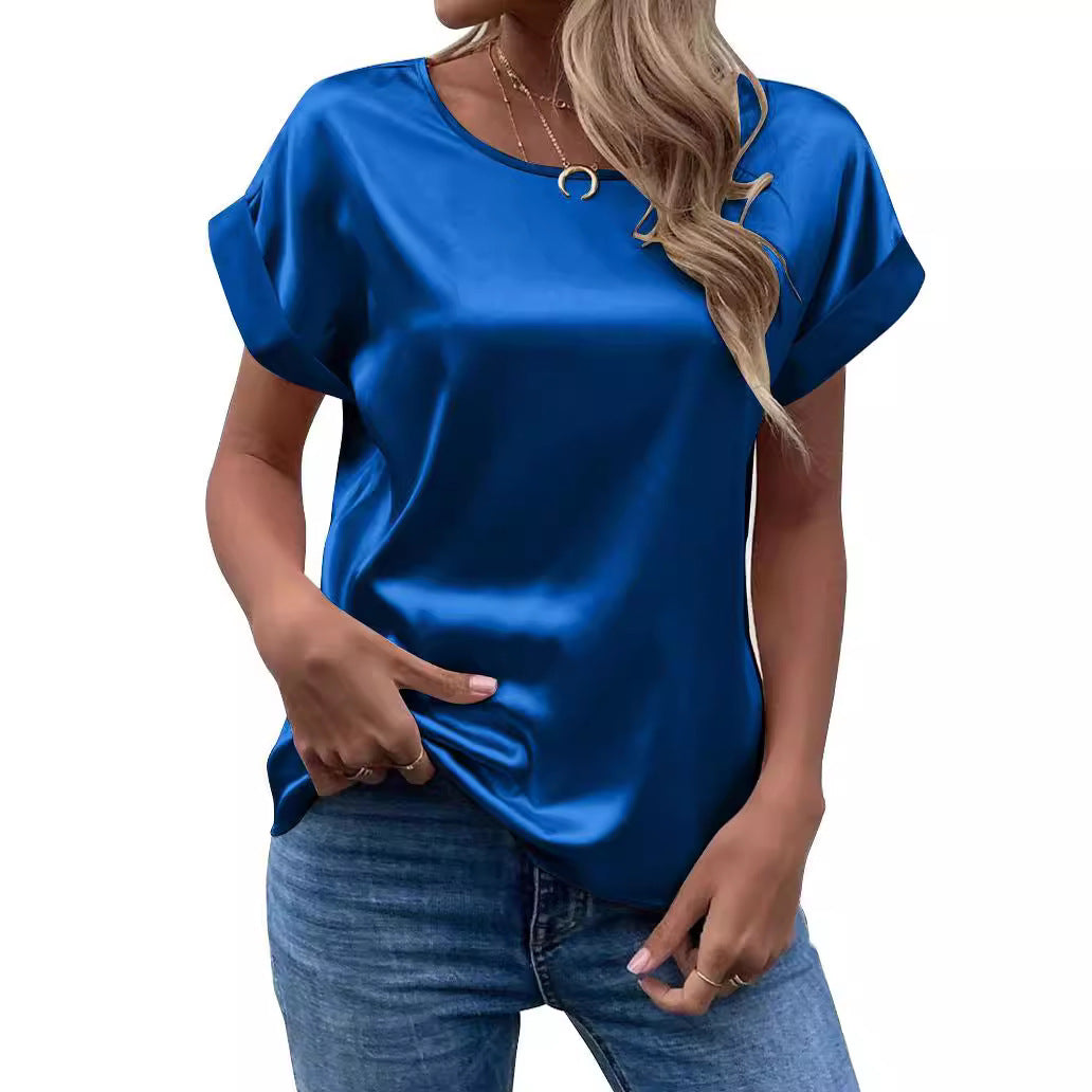 Women Satin Blouse Mune