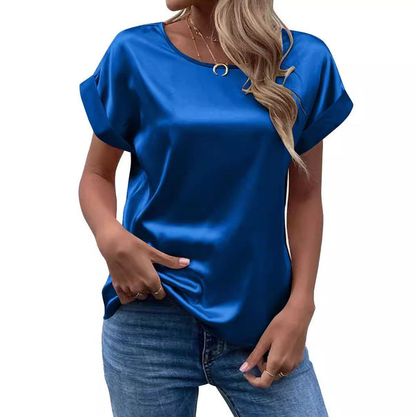 Women Satin Blouse Mune