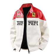 Men's Motorsport Leather Jacket Mune Fashion