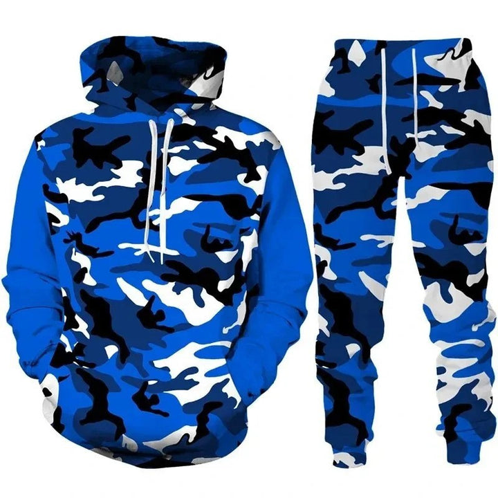 Men's Stylish Hoodie Sweatshirt and Jogging Pants Set Mune Fashion