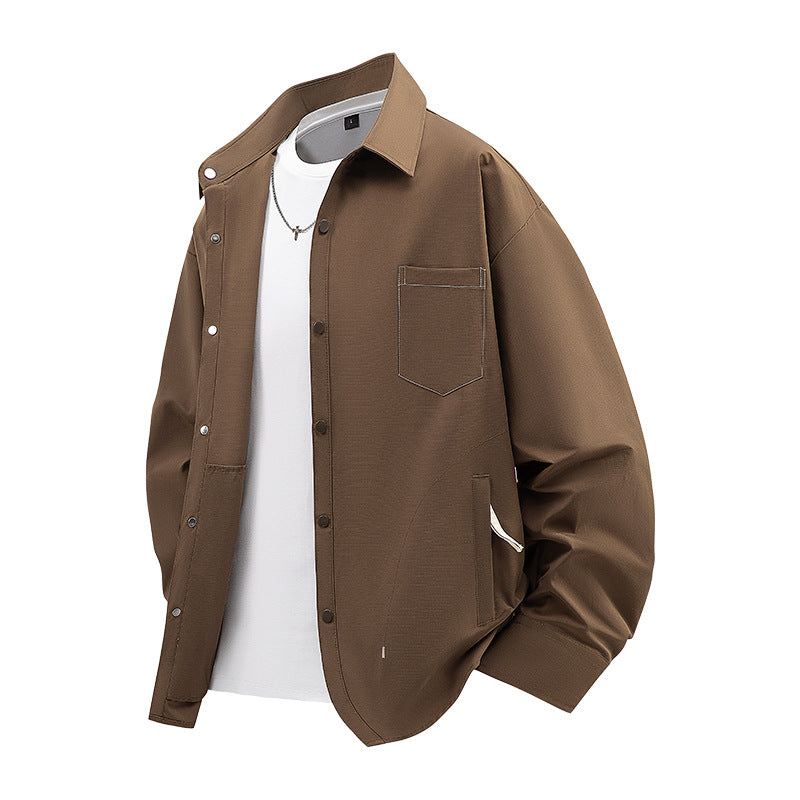Men's Fashionable and Casual Overshirt Jacket Mune Fashion