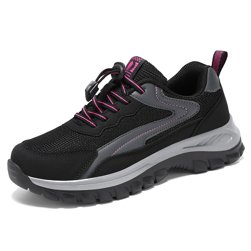 Women nan robust trekking sneaker with profiled terrain grip, shock-absorbing EVA midsole and quick-lace closure Mune Fashion