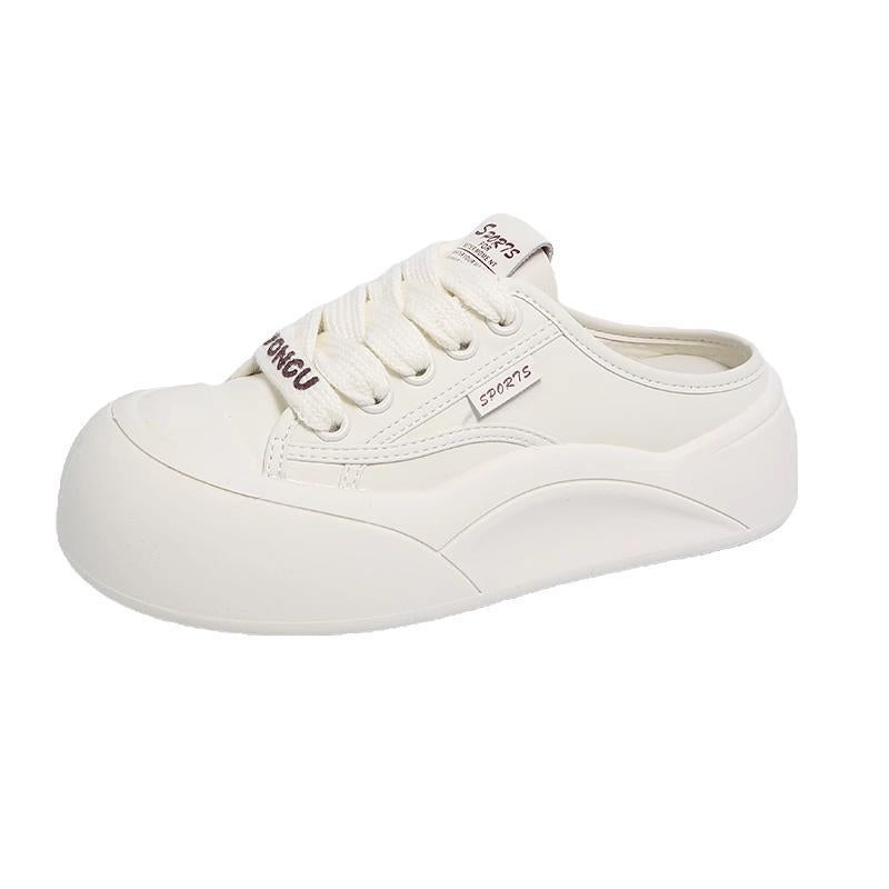 Women's Trendy Platform Sneakers with Flexible Adjustable Lacing System and Breathable Sole Mune Fashion