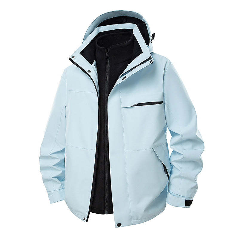 Men's Waterproof Outdoor Jacket with Adjustable Hood Mune Fashion
