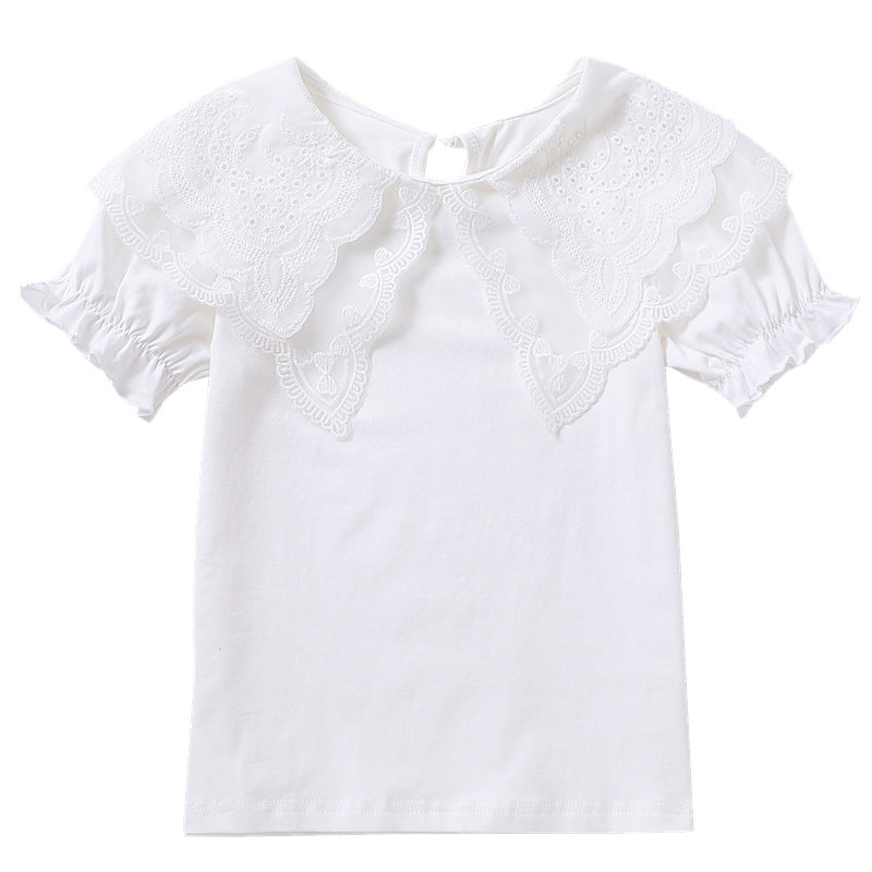 Girls blouse with elegant ruffle details Mune Fashion