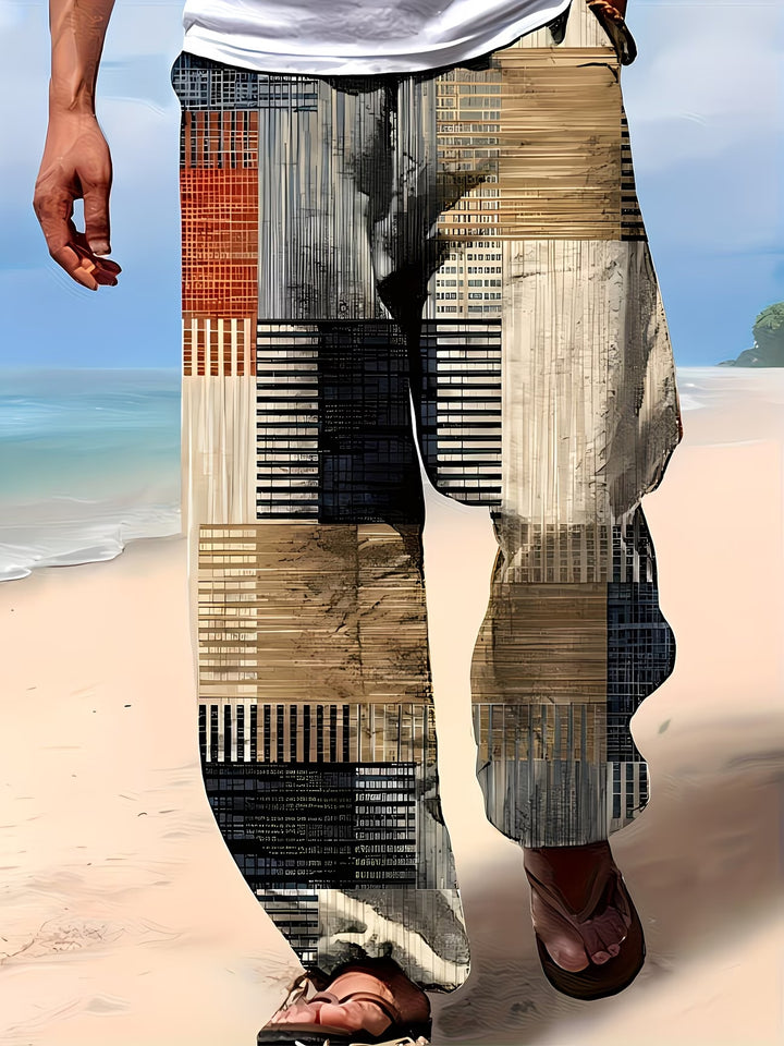 Men's Trendy Casual Pants with Unique Graphic Design Mune Fashion