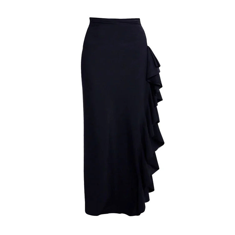 Women's swimsuit with fashionable off-shoulder design and elegant ruffled maxi tube Mune Fashion