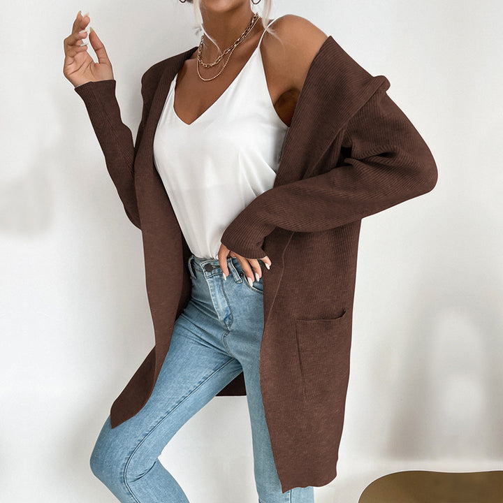 Women Casual Knit Coat Mune Fashion