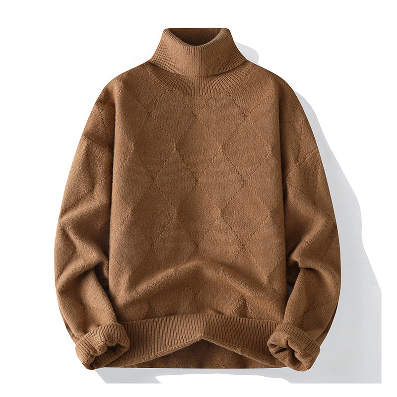 Women Elegant Turtleneck Sweater Mune Fashion
