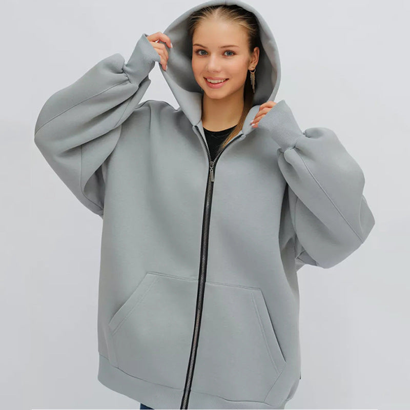 Women's Oversized Hooded Jacket Mune Fashion
