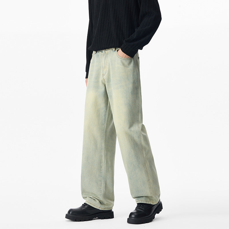 Men's Baggy Jeans made of washed Ombre Denim with wide leg Mune Fashion