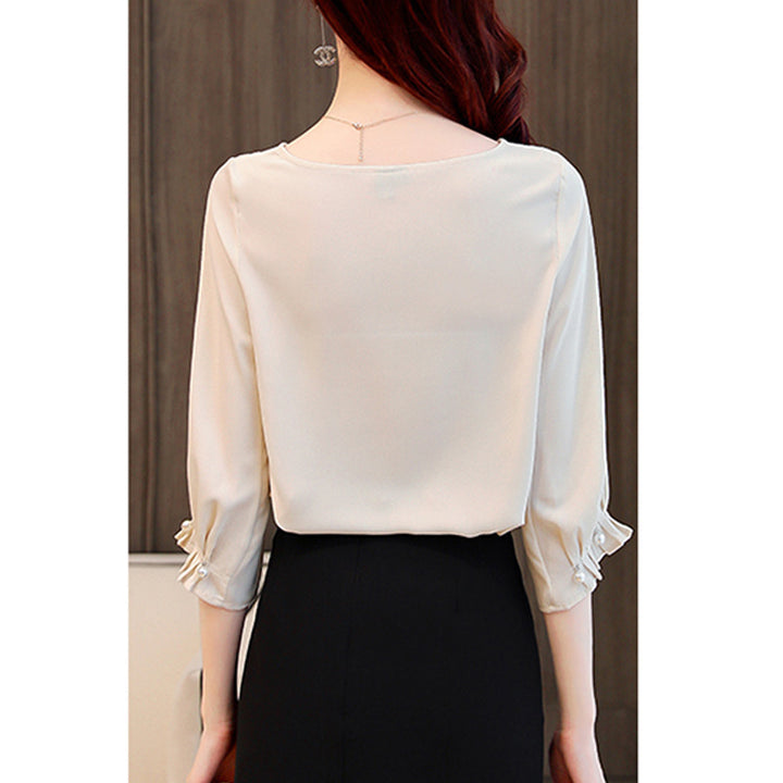 Women's Elegant Blouse with Puff Sleeves Mune Fashion