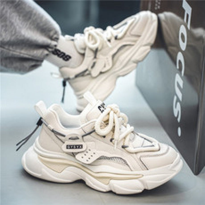 Men's Extravagant Platform Sneakers in Chunky Look with Padded Comfort Sole Mune Fashion