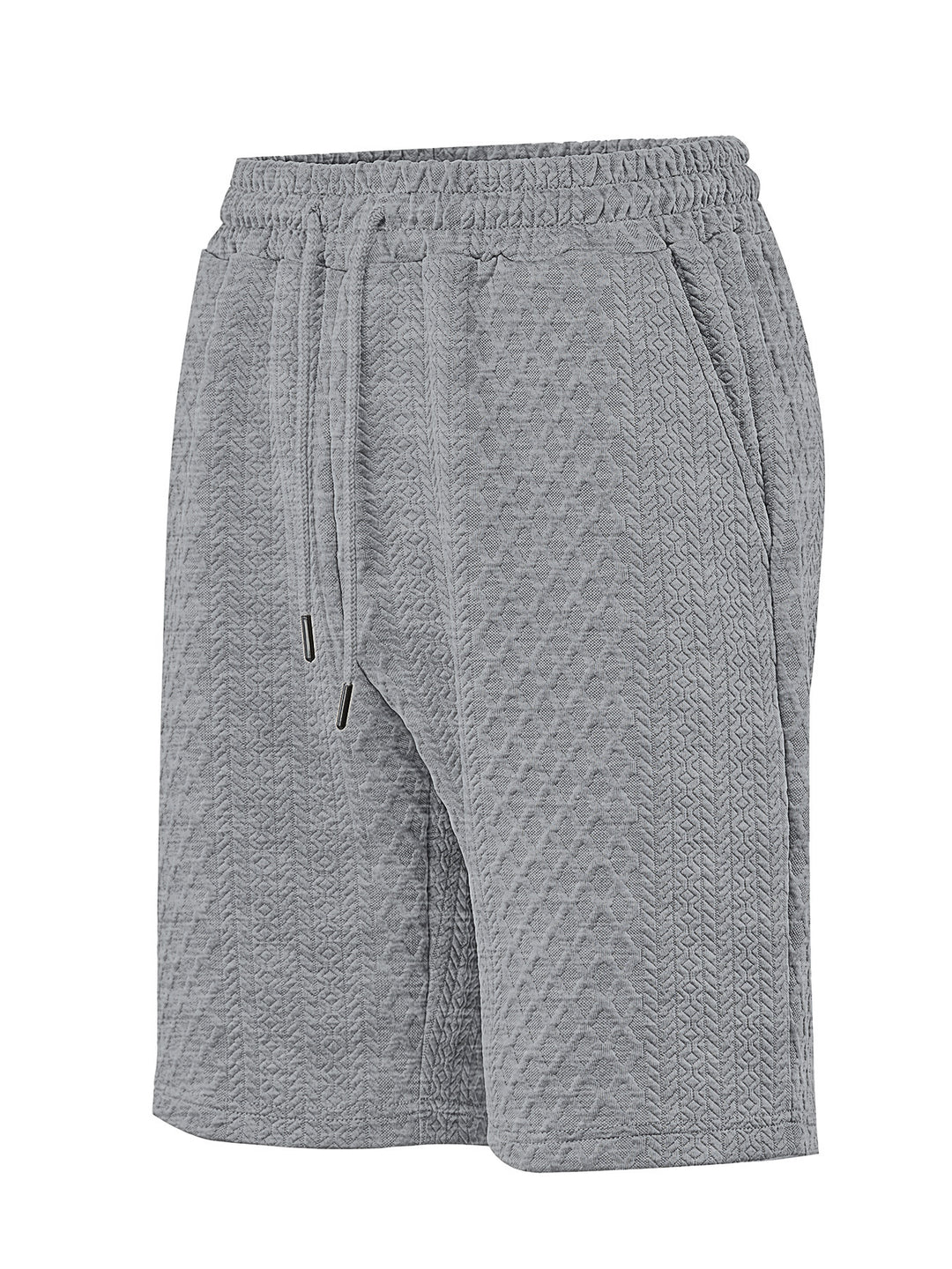 Men's structured lounge shorts with elastic waistband drawstring and side pockets Mune Fashion