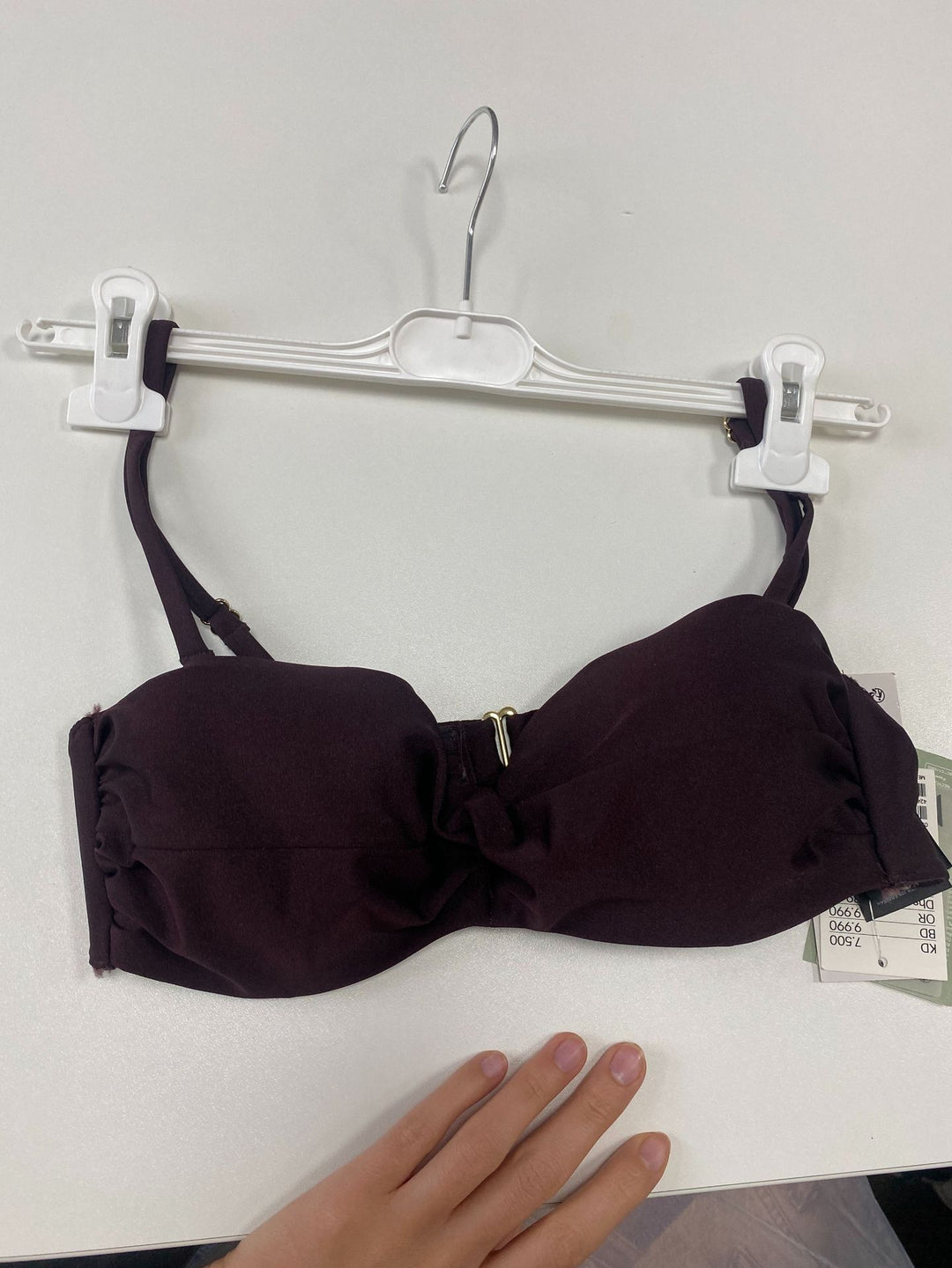 Women's bandeau bikini top with ruffle details Mune Fashion