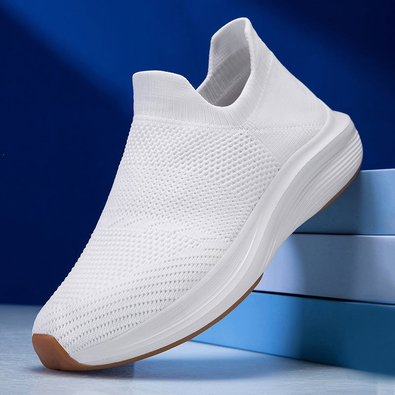 Unisex Breathable Knit Slip-On Sneaker with Memory Foam Midsole Mune Fashion