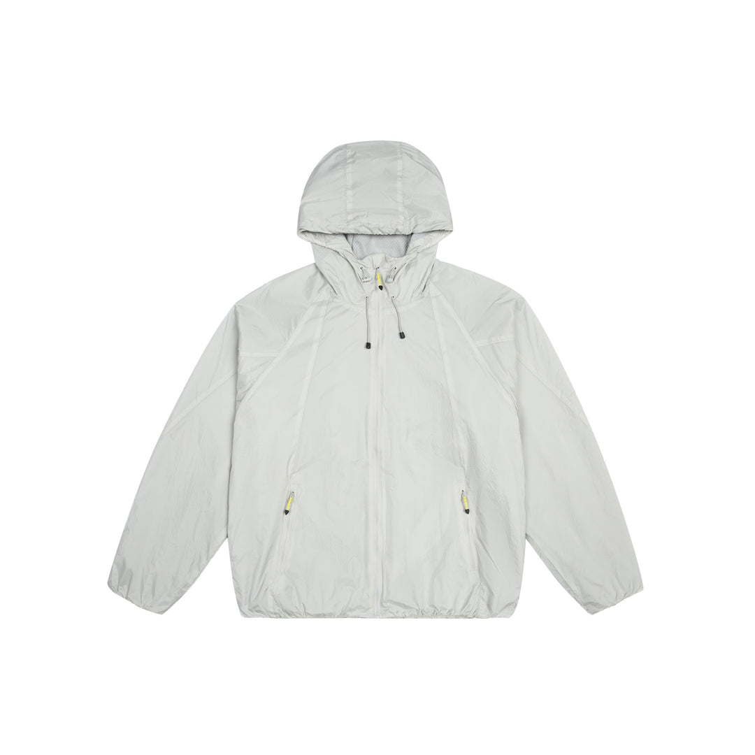 Unisex Lightweight Windbreaker with Adjustable Hood, Packable Nylon Jacket Mune Fashion