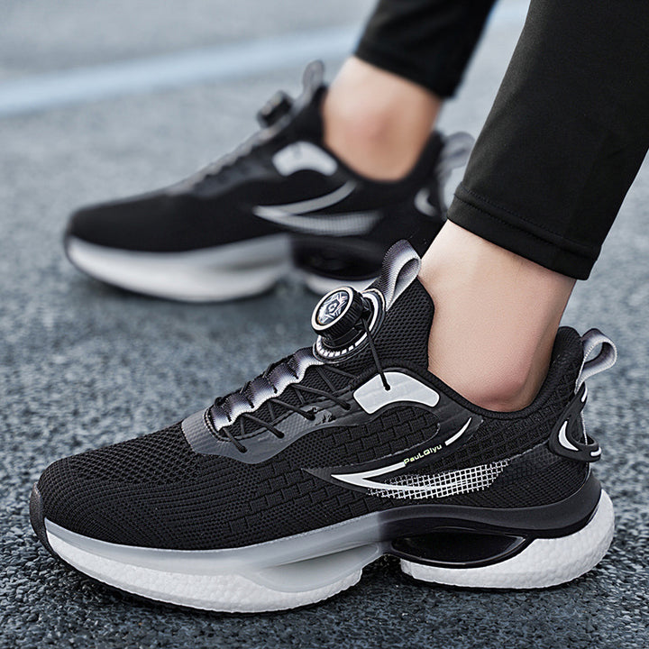 Unisex nan breathable running shoe with rotary closure and reactive midsole Mune Fashion