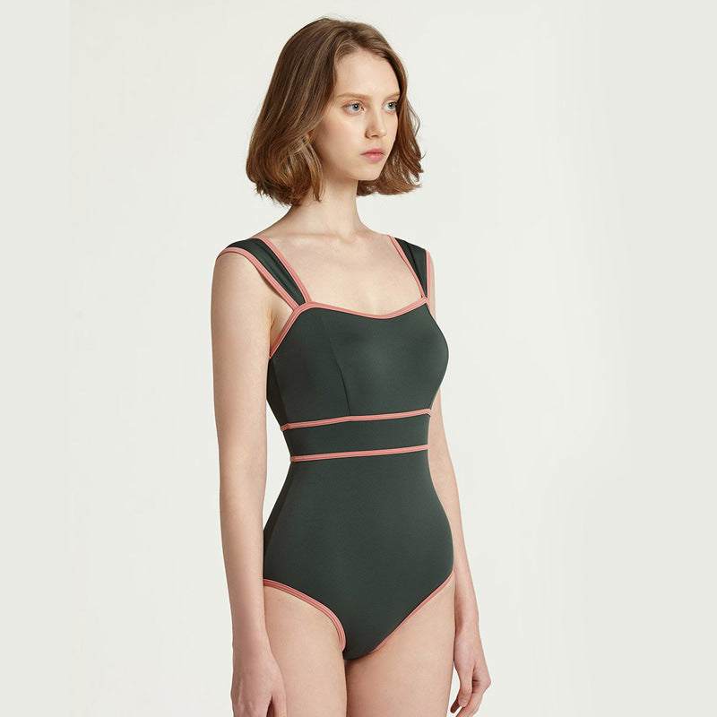 Women's One-Piece Swimsuit with Innovative Strap Design Mune Fashion