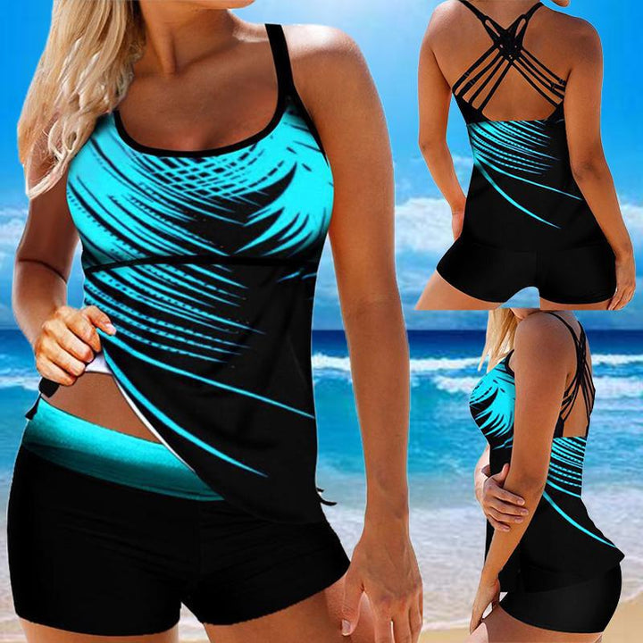 Women's Sports Bath Blouse with Shorts Mune Fashion