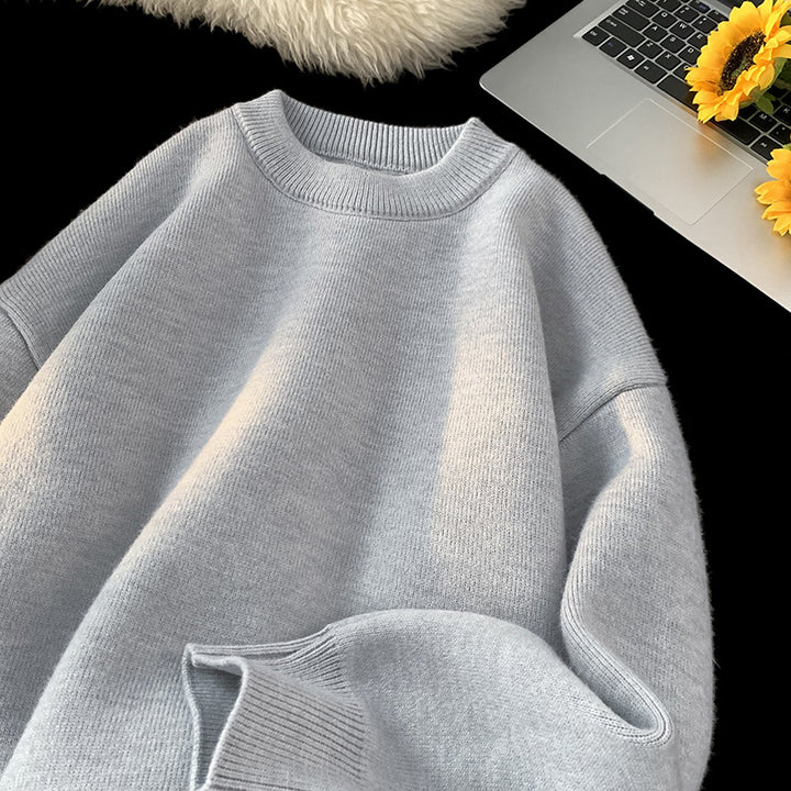 Women Oversized Knit Sweater Mune Fashion