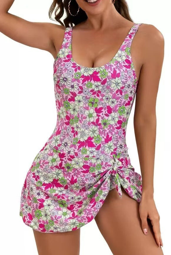 Women's swimsuit with stylish skirt part Mune Fashion