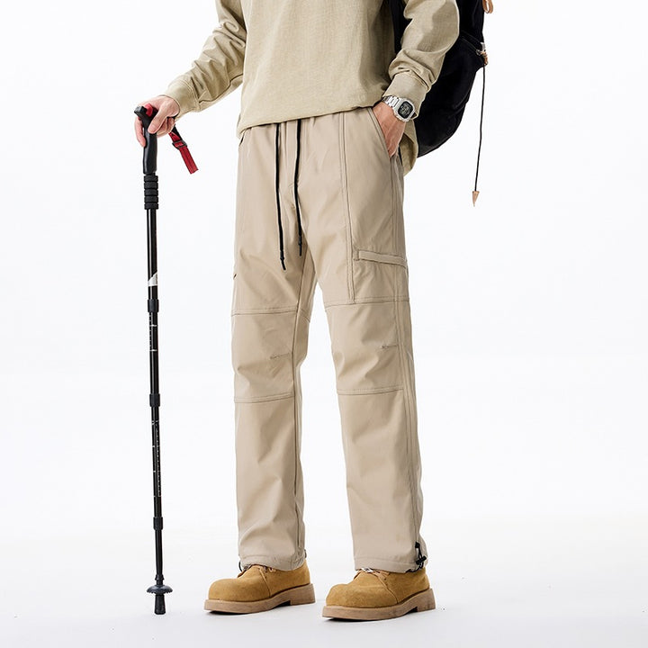 Men's Technical Cargo Pants with drawstring waistband, reinforced knees & adjustable leg cuffs Mune Fashion