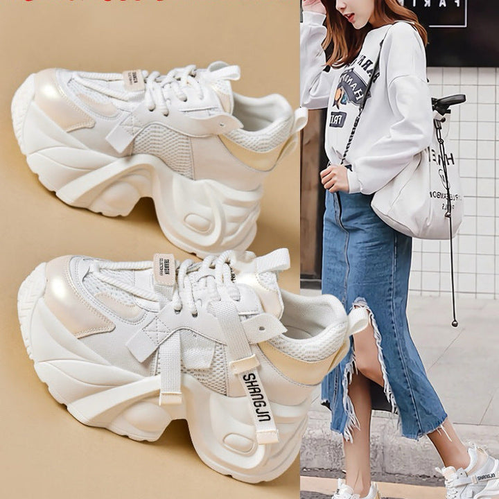 Women's Chunky Sneakers with futuristic silhouette and breathable upper material Mune Fashion