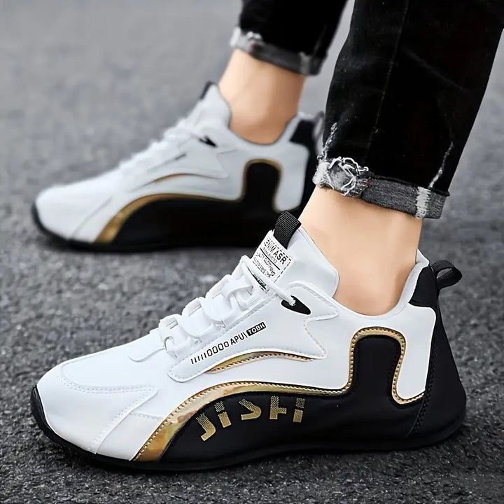 Men's Sporty Sneakers with Cushioned Sole Mune Fashion