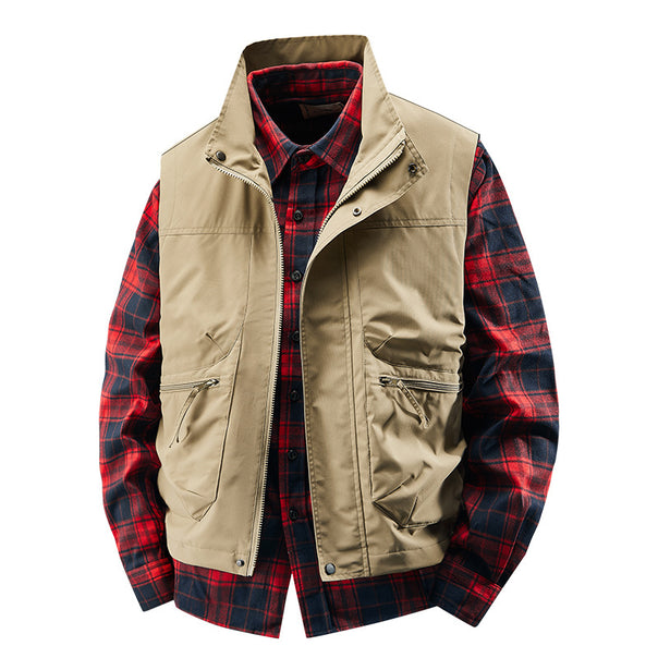Men's multifunctional vest with many pockets Mune Fashion