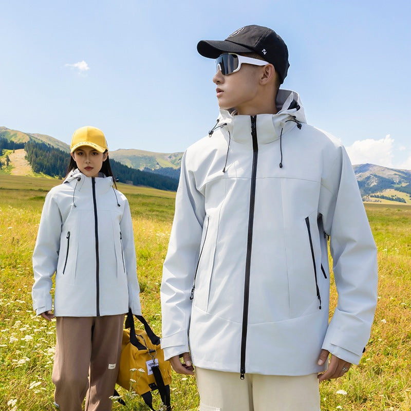 Women's Weatherproof Urban Trekking Jacket with Thermal Fleece Lining and Welded Zippers Mune Fashion
