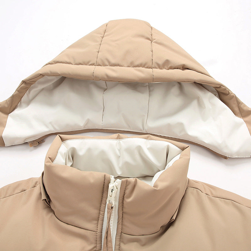 Men's urban hooded quilted jacket with matte surface and insulating filling Mune Fashion