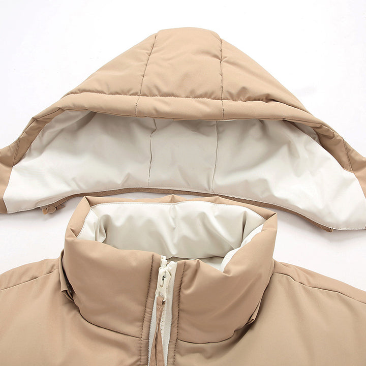 Men's urban hooded quilted jacket with matte surface and insulating filling Mune Fashion