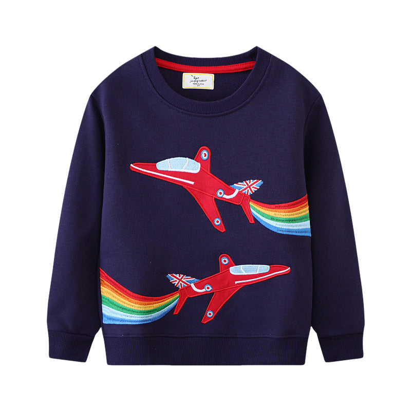 Boys sweatshirt with exciting airplane design Mune Fashion