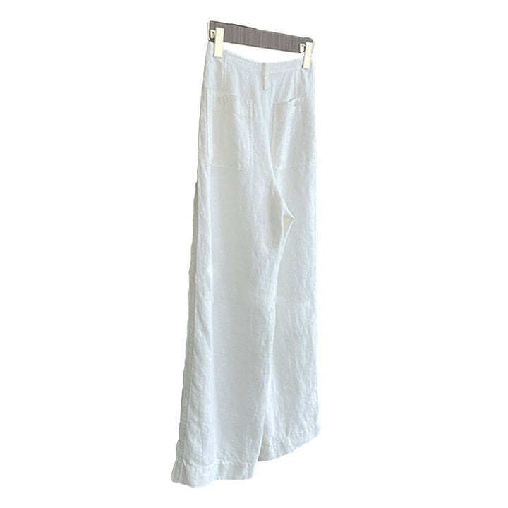 Women Wide Linen Pants Mune Fashion